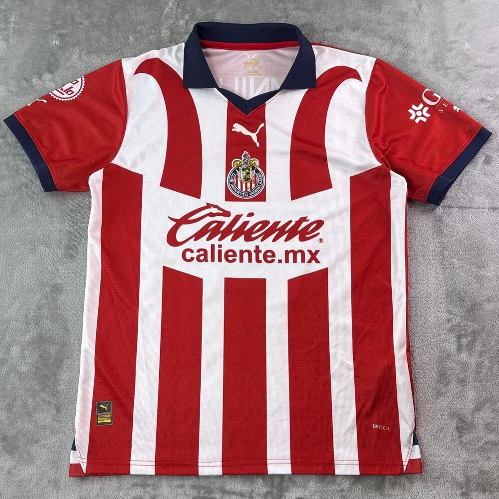 Puma Chivas Guadalajara 2023 Guzman 10 Player Issue Soccer Jersey Men’s L